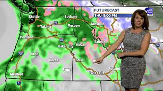 Cloudy but mild Wednesday ahead of rain showers on Thursday