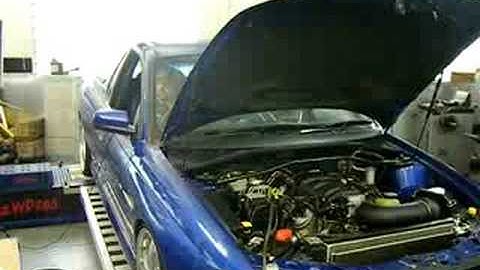 VZ SS UTE ON THE DYNO AFTER CAM