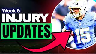 Information Should You START or SIT These INJURED Players in Week 5 | 2026 Fantasy Football Guide