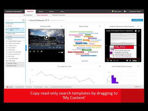 LexisNexis Newsdesk Trial Account Tutorial: Account Intro, Overview and Dashboards