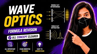 *MUST WATCH* Formula Series Class 12th | Wave Optics #neet2026 #physicsneet