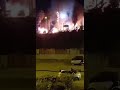 Boscoreale, l'incendio alla concessionaria Giusy Auto