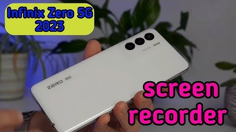 How To Enable Screen Recording In Infinix Zero 5G 2023, Screen Record In Infinix Zero 5G 2023,