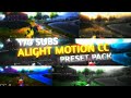 Gambar cover Alight Motion Advance CC Preset Pack v3.0 For Pubg/Bgmi Edits