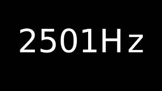 Speaker Sound Test 2501Hz