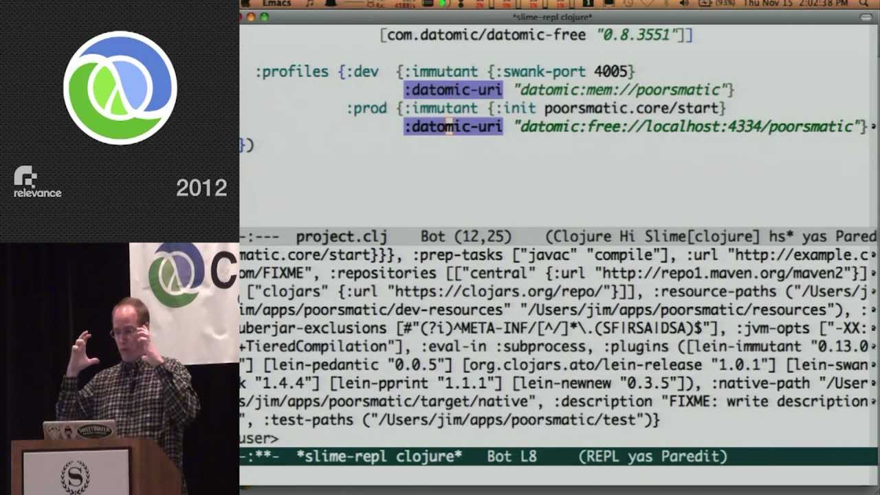REPL-Based Development with Immutant - Jim Crossley - YouTube