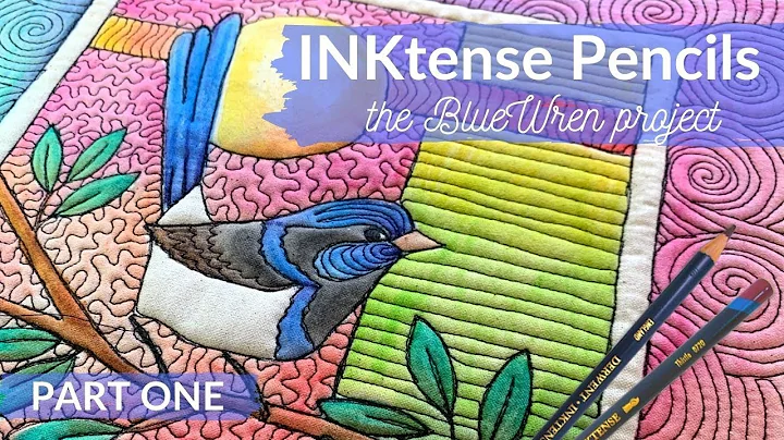 INKtense Pencils on Fabric | The Blue Wren Project...
