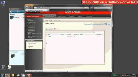 Setup up RAID on Buffalo Two Drive LinkStation or TeraStation NAS