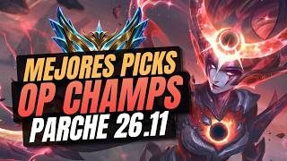 Best Picks And Op Chdanions  Patch 2611 League Of Legends New Op Builds