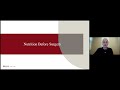 Nutrition Before and After Surgery