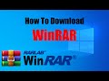 How to download winrar  install winrar  windows 10