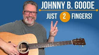 EASY way to play Johnny B. Goode  Beginner Guitar