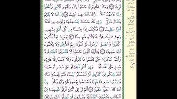 صفحه ٨٥ مكرره ٧ مرات بصوت الشيخ العفاسي سوره النساء