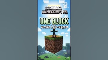 🌎ONE BLOCK Survival Map Download🔥 |  Minecraft PE 1.21+
