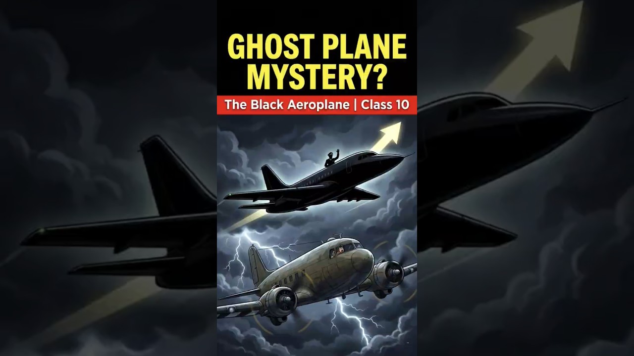The Black Aeroplane - Class 10 English | Two stories about flying 