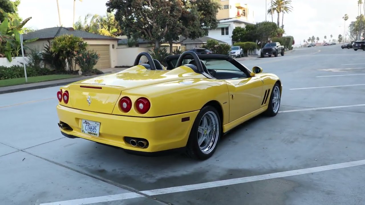Modèle Réduit Ferrari 550 Barchetta 1/43 Jaune - Collection Ferrari, Neuf, Issu D'un Magazine (n°29)