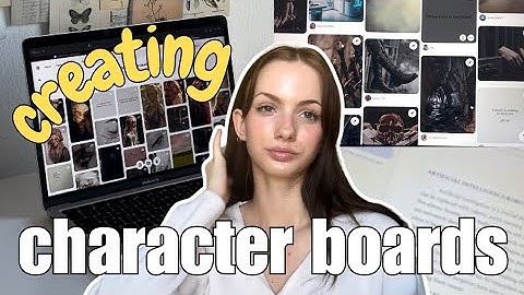 HOW TO CREATE CHARACTER MOOD BOARDS | my process + talking about my novel