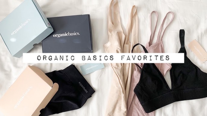 organic basics cotton flex review 💖 tee & thong 