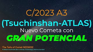 Descubierto un Nuevo Cometa con GRAN POTENCIAL, el C/2023 A3 (Tsuchinshan-ATLAS)