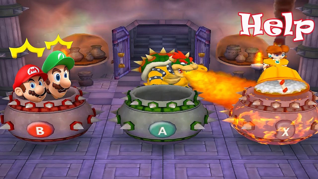 [マリオパーティ5: ミニゲームミニクッパVsマリオVsルイージVsデイジー(CPU最強 たつじん)]