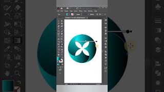 Design a logo with Grid Method in Illustrator #shorts #illustrator