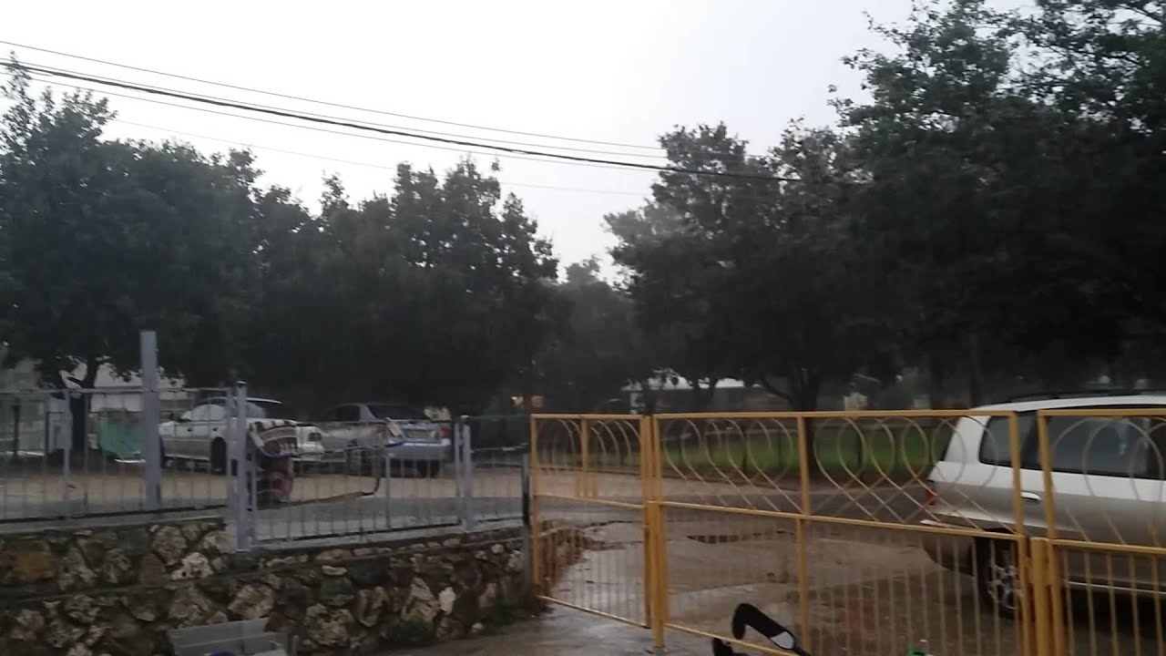 First Rain of Winter 2015 2016 Kibbutz Hanita, Northern Israel YouTube