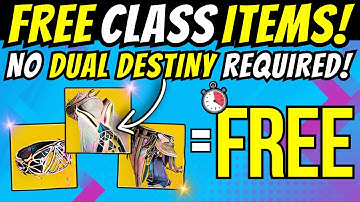 Get FREE EXOTIC CLASS ITEMS! No DUAL DESTINY Required, How to Get Fast & Easy! Destiny 2 Revenant