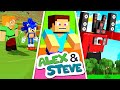 Alex and Steve Life - MEGA MOVIE  (Funny Minecraft Animation)