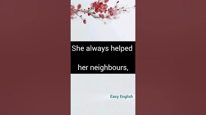 The kind neighbour🙂#shorts#ytshorts#neighbour#stories#englishlearning#easystories#islamicstories