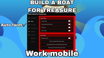 BUILD A BOAT FOR TREASURE auto farm script | work mobile