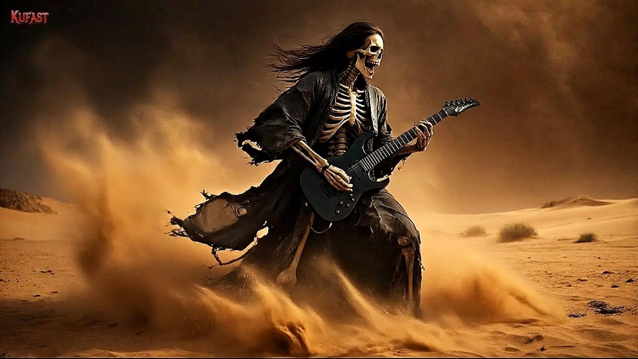 Arabian Metal Instrumental (No Vocals) | Cinematic 4K AI Video