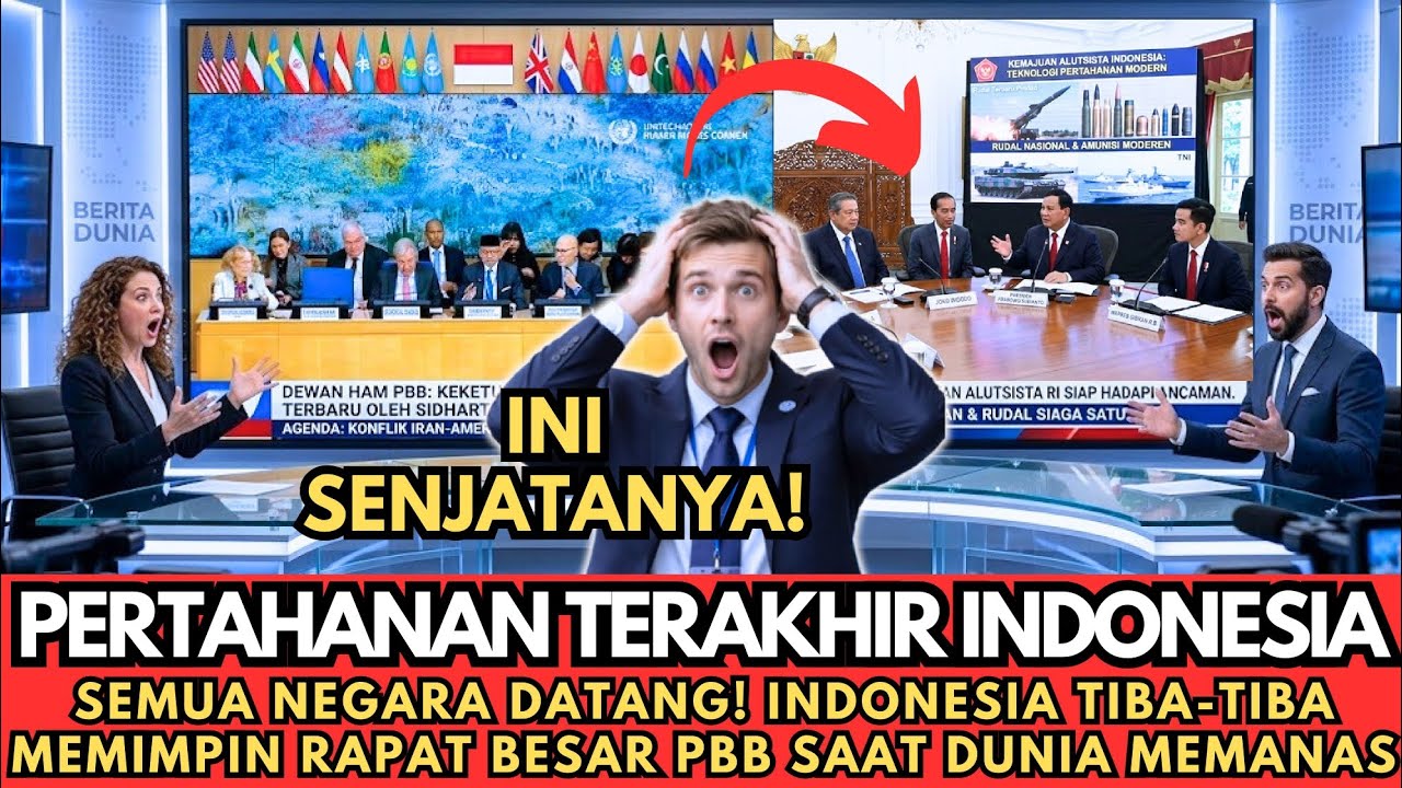 SEMUA DIKUMPULKAN! Indonesia Mendadak Memimpin Rapat Besar Dunia!