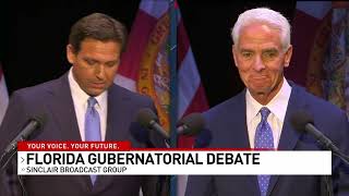 Gov. DeSantis calls Crist a 'worn out old donkey' in Florida debate; Crist calls DeSantis a bully