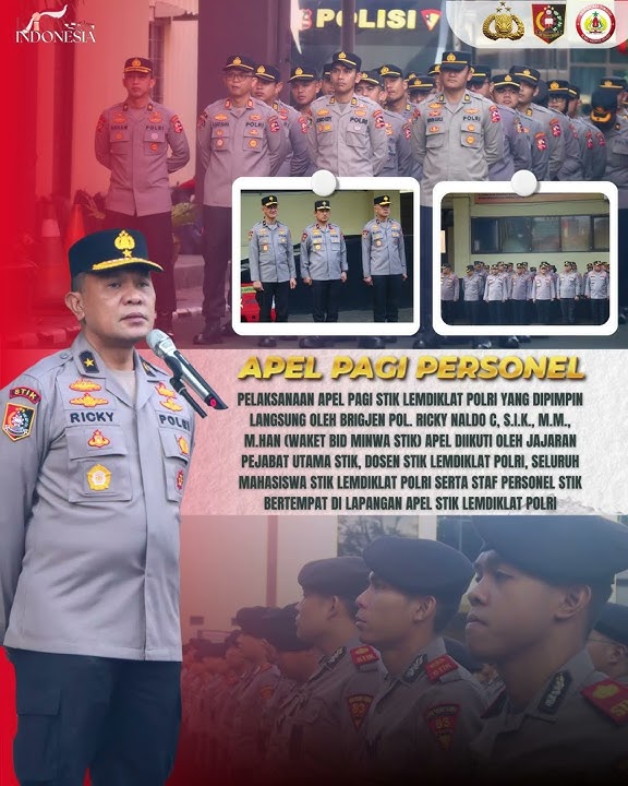 APEL PAGI PERSONEL STIK LEMDIKLAT POLRI