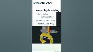 Mirroring Updates in Autodesk Inventor #autodeskinventor #design