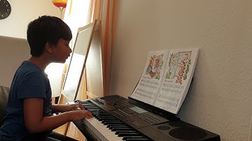 Monkey Twins P.No.8 (Bastien Piano Technic Primer Level) by Vishwa