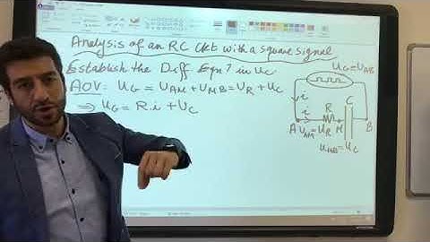 Lecture 2 ASC   RC circuit - Theoretical Study