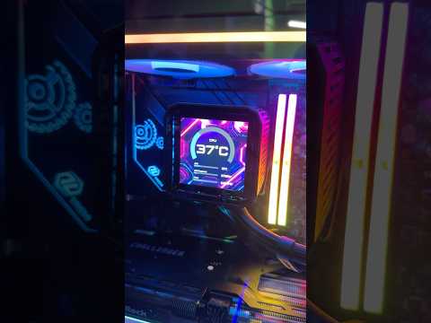 Hands on with the ASRock Phantom Gaming 360 LCD Liquid CPU Cooler!