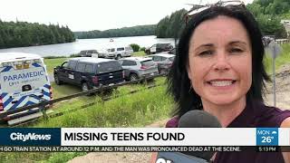 Teens who went missing in Algonquin Park found safe