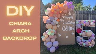 DIY Chiara wall | wood backdrop | arch