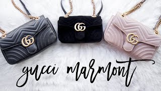 Gucci Velvet Marmont Bag Review  Worth the Splurge? - Lace & Lashes