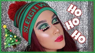 Christmas Candy Cane Makeup Look | Makeup Tutorial