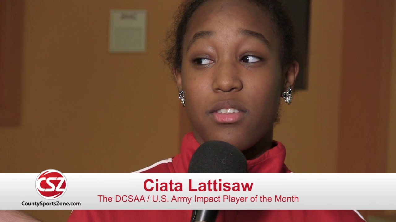 DCSAA / U.S. Army Impact Player Ciatta Lattisaw from Dunbar High