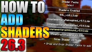 How To Add Shaders To Minecraft Java 26.3 - Minecraft Shaders (Easy Guide 2026) screenshot 4