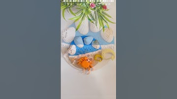 Sea shells 🐚 | clay craft #funny #trending #claycraft #art #shortvideos #shorts #youtube #ytshorts