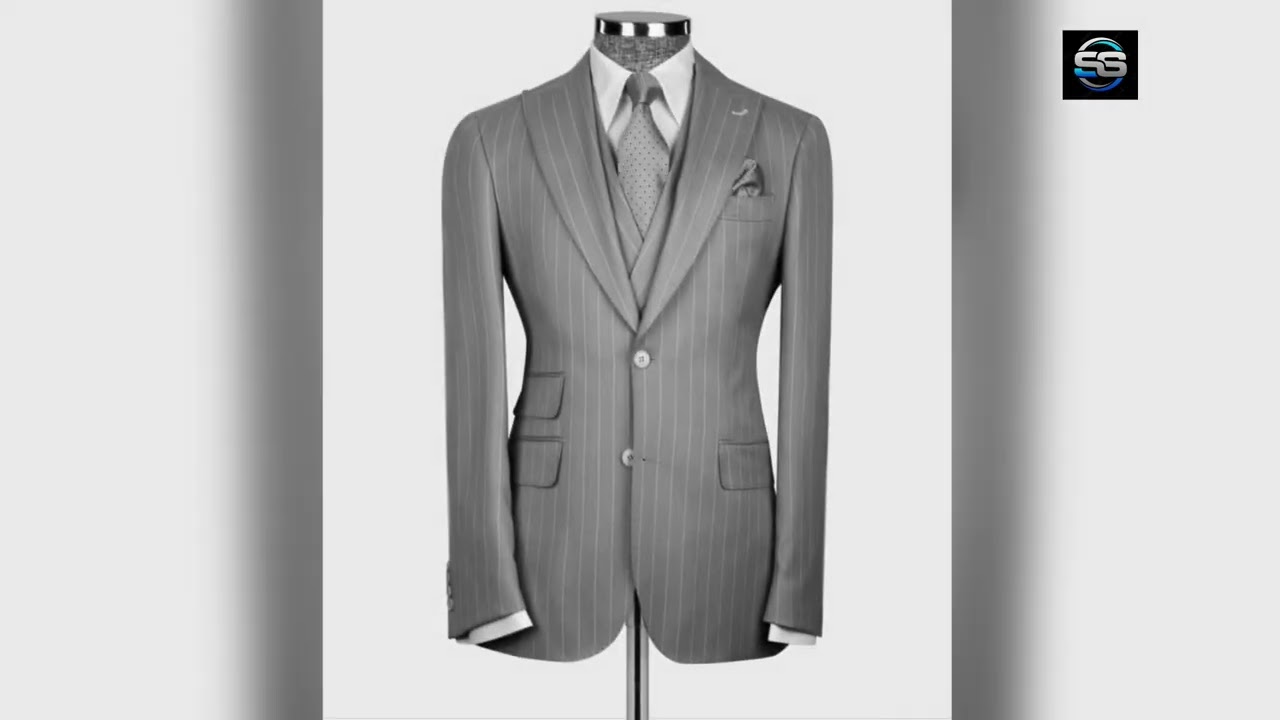 2 button suit for men