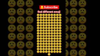 #Find different emoji 🙁🙁🙁#Adi's Shorts