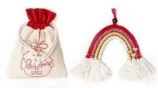 The brown box-Christmas Activity kit,DIY Christmas kit, Art and Craft kit,Macrame Rainbow Making kit
