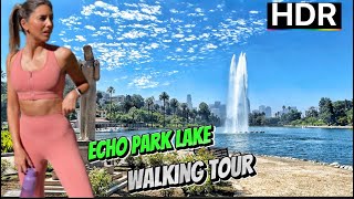 4K-HDR Exploring ECHO PARK LAKE:A Hidden Gem in the Heart of Los Angeles🌴