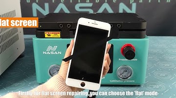 NASAN SUPA LCD Laminating Bubble Remove Machine Unboxing